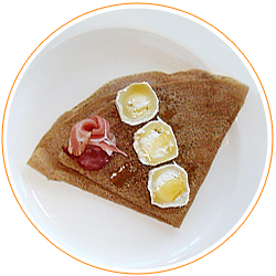 Schinken-Camembert-Galette